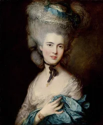 Portrett av hertuginnen av Beaufort, ca. 1775-1780